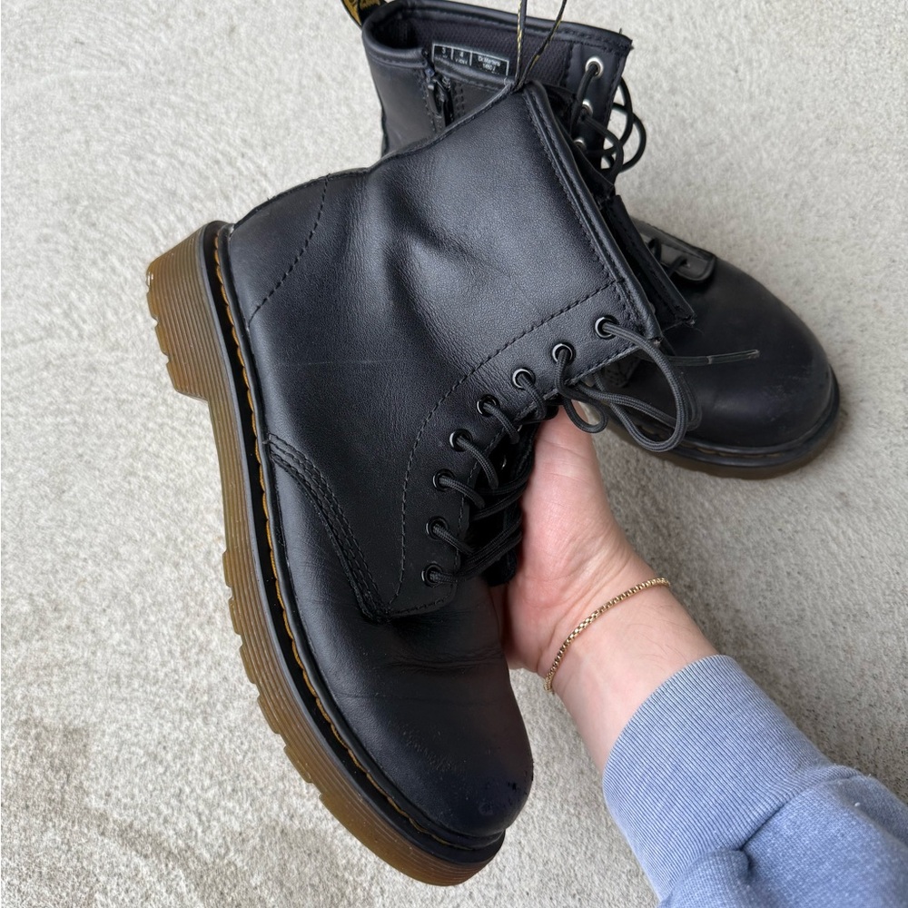 Black Dr. Martens 1460 Soft Leather Boots